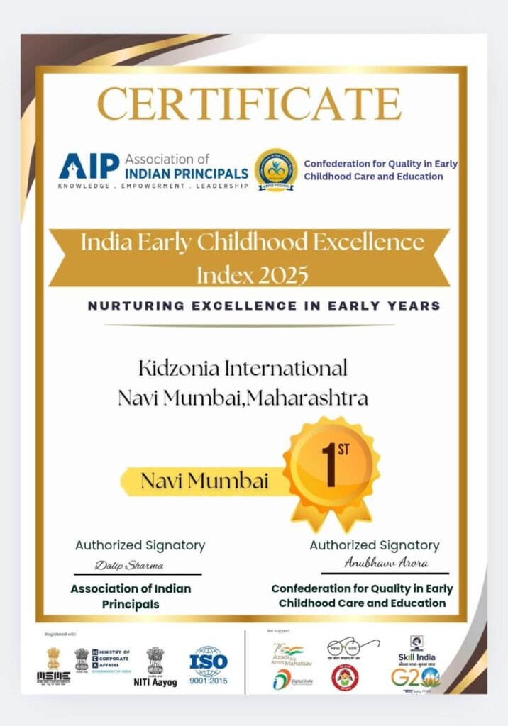 Awarded Rank #1 in the India Early Childhood Excellence Index 2025